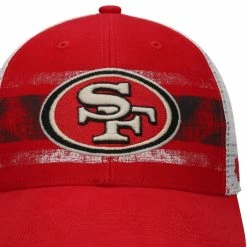 '47 Men's Scarlet/White San Francisco 49ers Interlude MVP Trucker Snapback Hat 8 '47 Men's Scarlet/White San Francisco 49ers Interlude MVP Trucker Snapback Hat -Fanatics DSCO1146345412 M9JC ALT2