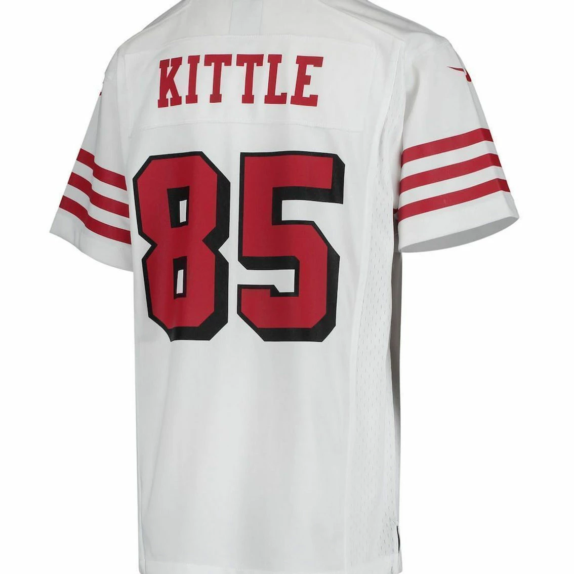 Nike Youth George Kittle White San Francisco 49ers Color Rush Game Jersey 6 Nike Youth George Kittle White San Francisco 49ers Color Rush Game Jersey - Image 4