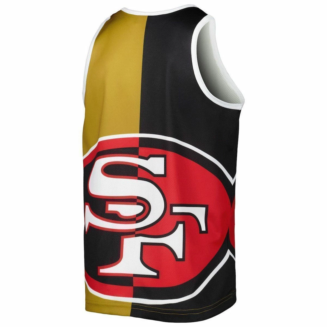 Mitchell & Ness Men's Jerry Rice Black/Gold San Francisco 49ers Retired Player Graphic Tank Top 6 Mitchell & Ness Men's Jerry Rice Black/Gold San Francisco 49ers Retired Player Graphic Tank Top - Image 4