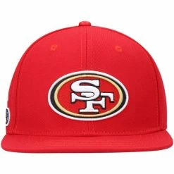 Pro Standard Men's Scarlet San Francisco 49ers Logo II Snapback Hat 8 Pro Standard Men's Scarlet San Francisco 49ers Logo II Snapback Hat -Fanatics DSCO1146345813 2946 ALT2