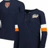 New Era Girls Youth Navy Chicago Bears Lace-Up Long Sleeve T-Shirt 1 New Era Girls Youth Navy Chicago Bears Lace-Up Long Sleeve T-Shirt -Fanatics DSCO1146345897 1320