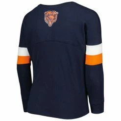 New Era Girls Youth Navy Chicago Bears Lace-Up Long Sleeve T-Shirt 9 New Era Girls Youth Navy Chicago Bears Lace-Up Long Sleeve T-Shirt -Fanatics DSCO1146345897 1320 ALT3