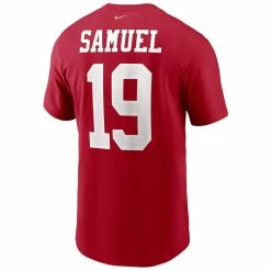 Nike Men's Deebo Samuel Scarlet San Francisco 49ers Player Name & Number T-Shirt 7 Nike Men's Deebo Samuel Scarlet San Francisco 49ers Player Name & Number T-Shirt -Fanatics DSCO1146346046 2946 ALT1