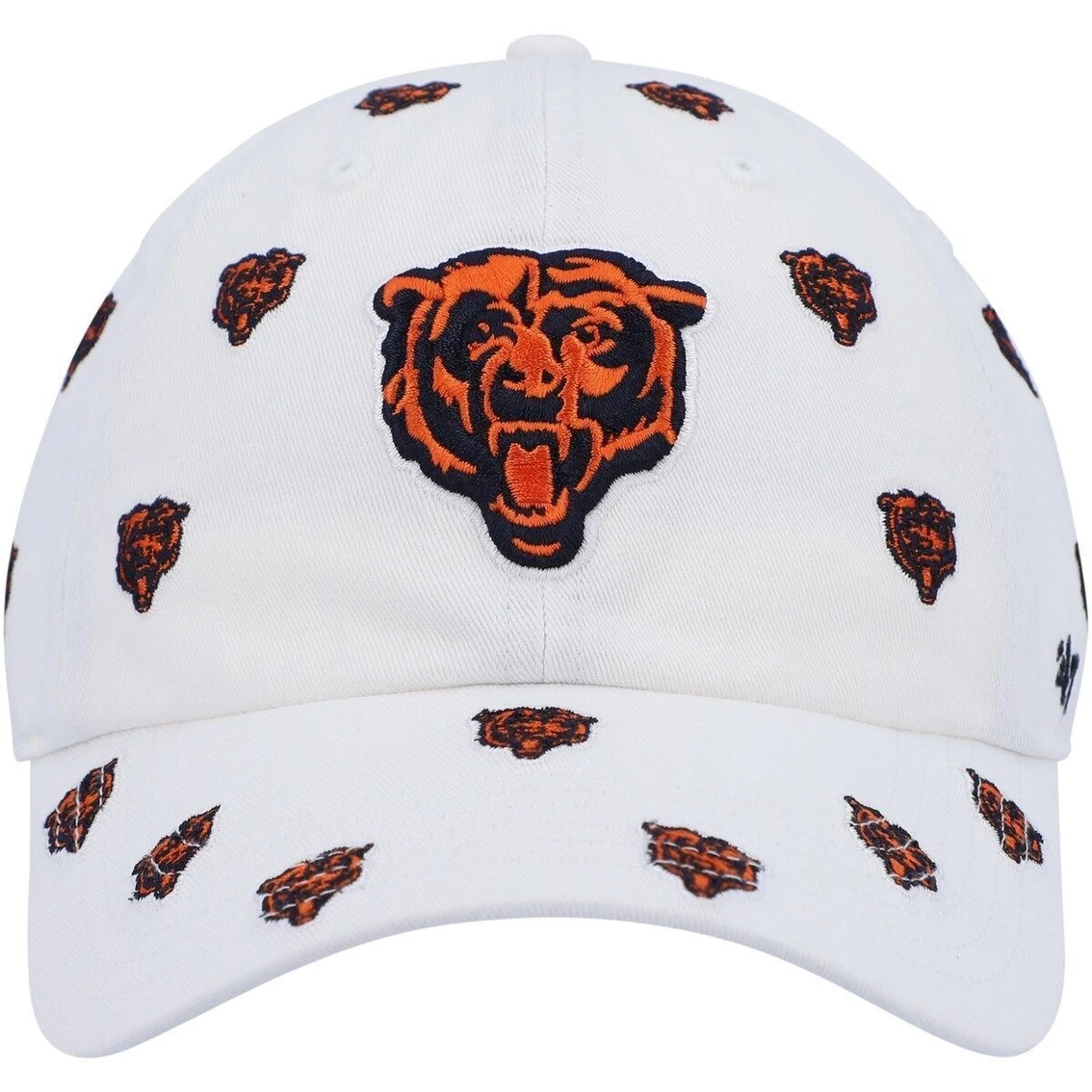 '47 Women's White Chicago Bears Confetti Clean Up Logo Adjustable Hat 5 '47 Women's White Chicago Bears Confetti Clean Up Logo Adjustable Hat - Image 3