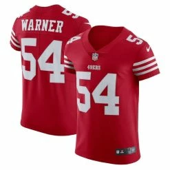 Nike Men's Fred Warner Scarlet San Francisco 49ers Vapor Elite Jersey