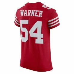 Nike Men's Fred Warner Scarlet San Francisco 49ers Vapor Elite Jersey 9 Nike Men's Fred Warner Scarlet San Francisco 49ers Vapor Elite Jersey -Fanatics DSCO1146346351 2946 ALT3