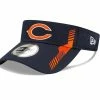 New Era Men's Navy Chicago Bears 2021 NFL Sideline Home C Visor -Fanatics DSCO1146364030 1320