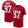 Nike Men's Nick Bosa Scarlet San Francisco 49ers Name & Number T-Shirt -Fanatics DSCO1146364223 2946