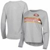 Outerstuff Juniors Heathered Gray San Francisco 49ers All Striped Up Raglan Long Sleeve T-Shirt 1 Outerstuff Juniors Heathered Gray San Francisco 49ers All Striped Up Raglan Long Sleeve T-Shirt -Fanatics DSCO1146364376 1927