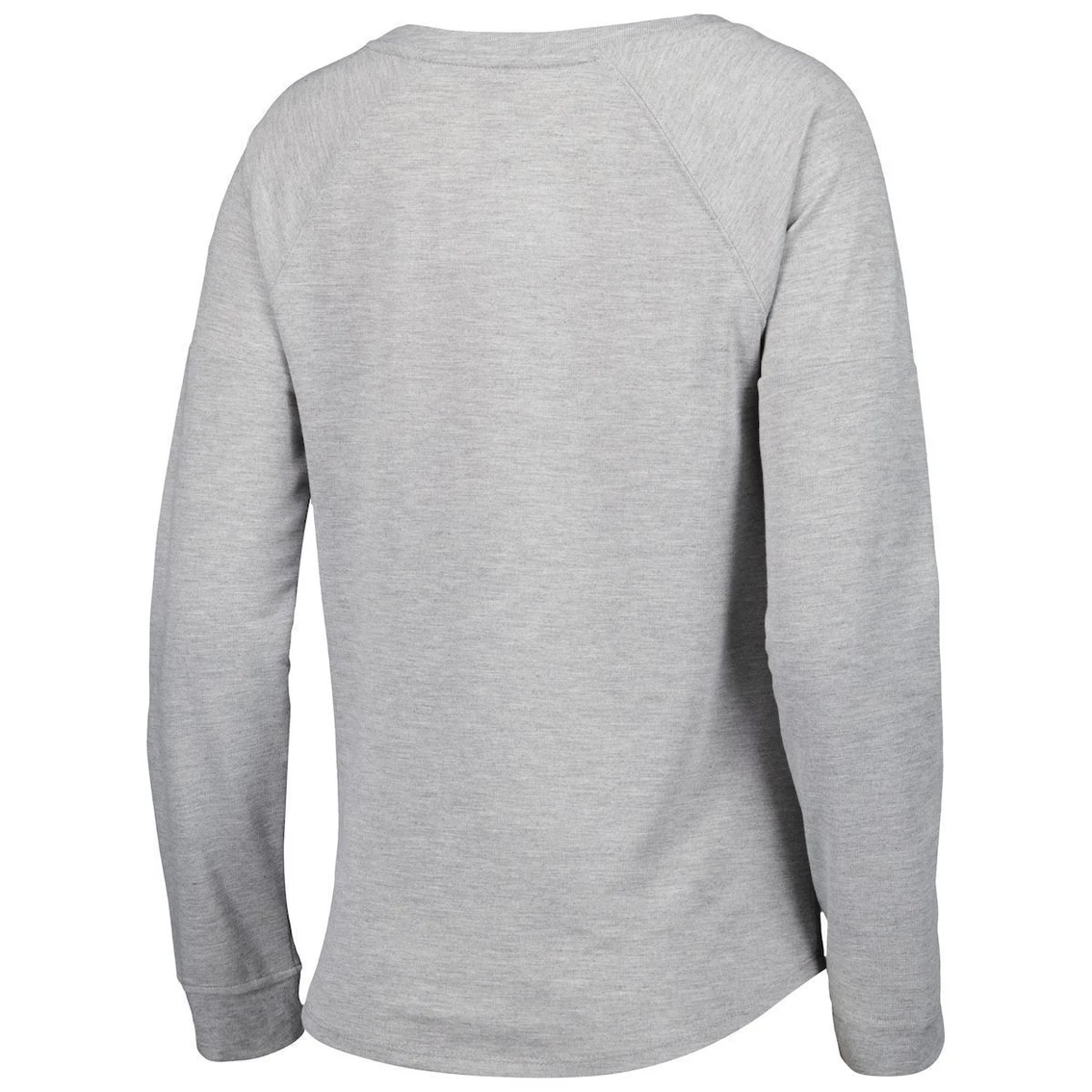 Outerstuff Juniors Heathered Gray San Francisco 49ers All Striped Up Raglan Long Sleeve T-Shirt 6 Outerstuff Juniors Heathered Gray San Francisco 49ers All Striped Up Raglan Long Sleeve T-Shirt - Image 4