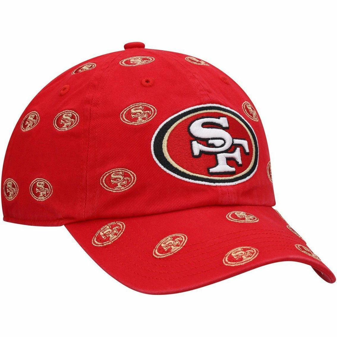 '47 Women's Scarlet San Francisco 49ers Confetti Clean Up Adjustable Hat 6 '47 Women's Scarlet San Francisco 49ers Confetti Clean Up Adjustable Hat - Image 4