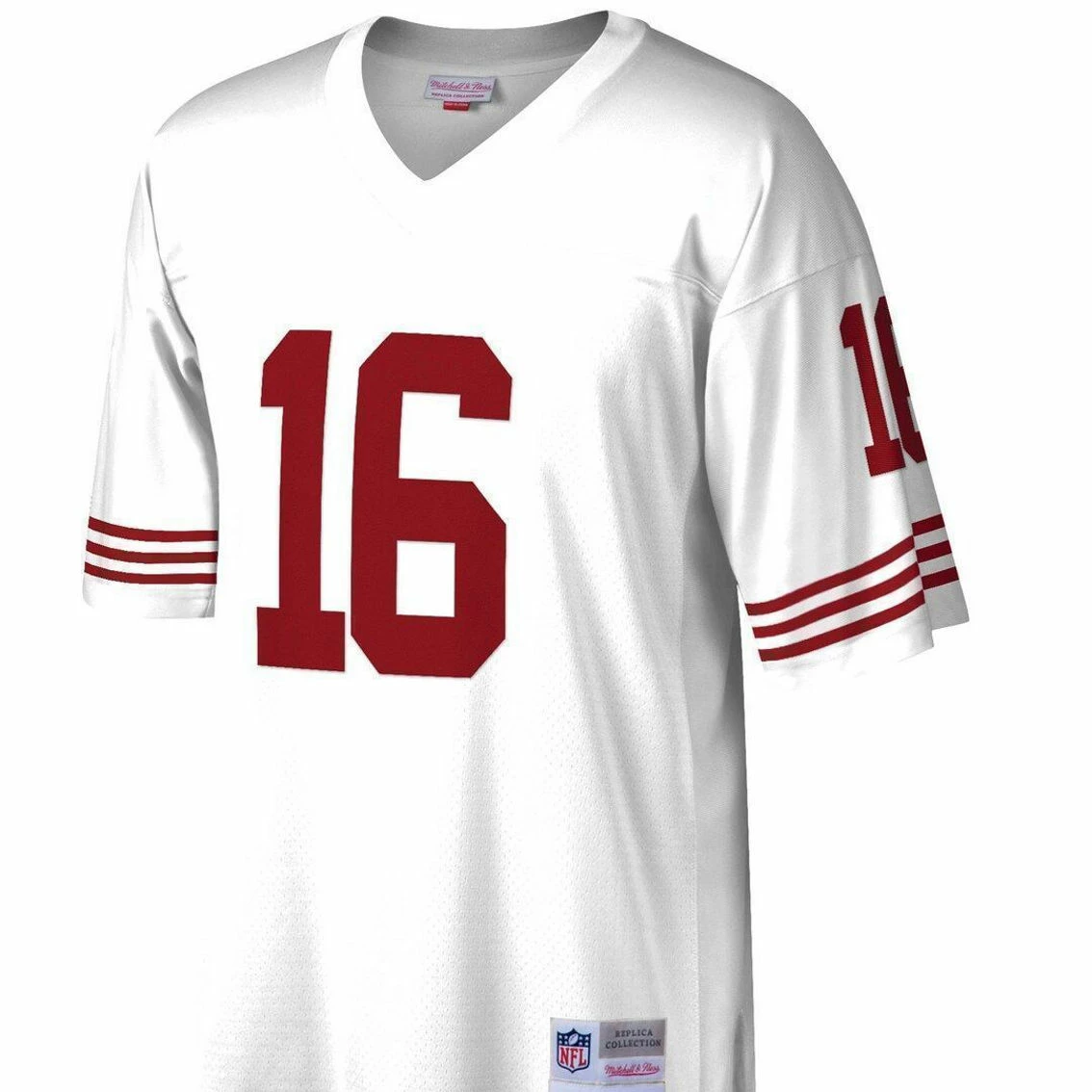 Mitchell & Ness Men's Joe Montana White San Francisco 49ers Legacy Replica Jersey 5 Mitchell & Ness Men's Joe Montana White San Francisco 49ers Legacy Replica Jersey - Image 3