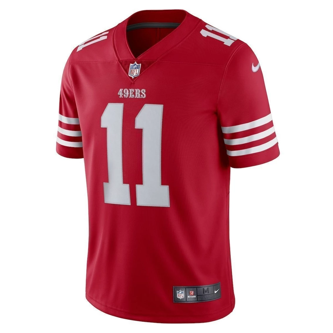 Nike Men's Brandon Aiyuk Scarlet San Francisco 49ers Vapor Limited Jersey 5 Nike Men's Brandon Aiyuk Scarlet San Francisco 49ers Vapor Limited Jersey - Image 3