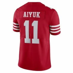 Nike Men's Brandon Aiyuk Scarlet San Francisco 49ers Vapor Limited Jersey 9 Nike Men's Brandon Aiyuk Scarlet San Francisco 49ers Vapor Limited Jersey -Fanatics DSCO1146462253 2946 ALT3