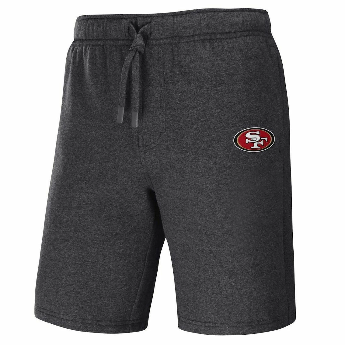 NFL X Darius Rucker Collection By Fanatics Men's Heather Charcoal San Francisco 49ers Logo Shorts 5 NFL X Darius Rucker Collection By Fanatics Men's Heather Charcoal San Francisco 49ers Logo Shorts - Image 3