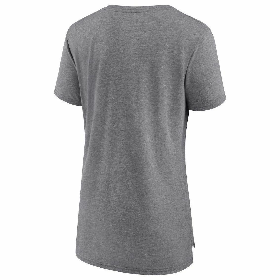 Fanatics Branded Women's Heathered Gray San Francisco 49ers Drop Back Modern Tri-Blend T-Shirt 6 Fanatics Branded Women's Heathered Gray San Francisco 49ers Drop Back Modern Tri-Blend T-Shirt - Image 4