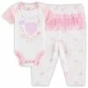 Outerstuff Girls Newborn & Infant White Chicago Bears Spreading Love Bodysuit And Tutu Leggings Set 1 Outerstuff Girls Newborn & Infant White Chicago Bears Spreading Love Bodysuit And Tutu Leggings Set -Fanatics DSCO1146831189 3550
