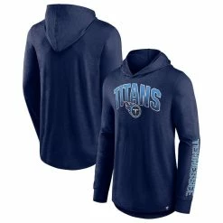 Fanatics Branded Men's Navy Tennessee Titans Front Runner Pullover Hoodie