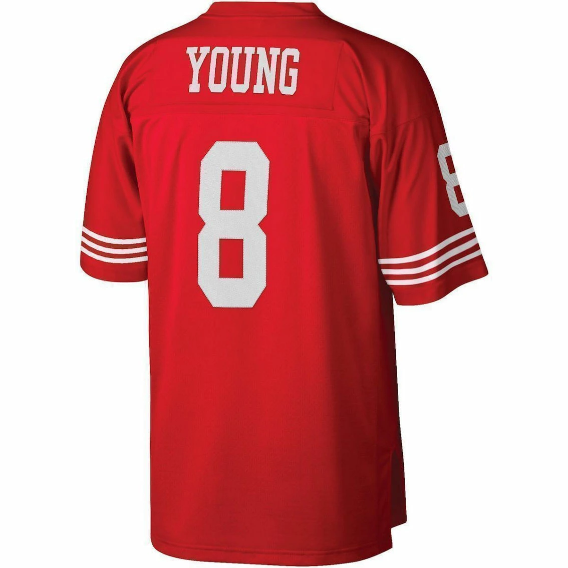 Mitchell & Ness Men's Steve Young Scarlet San Francisco 49ers Legacy Replica Jersey 6 Mitchell & Ness Men's Steve Young Scarlet San Francisco 49ers Legacy Replica Jersey - Image 4