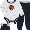 Outerstuff Newborn & Infant White/Navy Chicago Bears Dream Team Raglan Onesie Pants & Hat Set 2 Outerstuff Newborn & Infant White/Navy Chicago Bears Dream Team Raglan Onesie Pants & Hat Set -Fanatics DSCO1146831606 3550