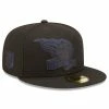 New Era Men's Black Tennessee Titans 2022 Sideline 59FIFTY Pop Fitted Hat -Fanatics DSCO1146832027 1007