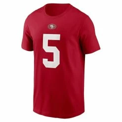 Nike Men's Trey Lance Scarlet San Francisco 49ers Player Name & Number T-Shirt 8 Nike Men's Trey Lance Scarlet San Francisco 49ers Player Name & Number T-Shirt -Fanatics DSCO1146832122 2946 ALT2