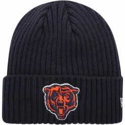 New Era Toddler Navy Chicago Bears Logo Core Classic Cuffed Knit Hat