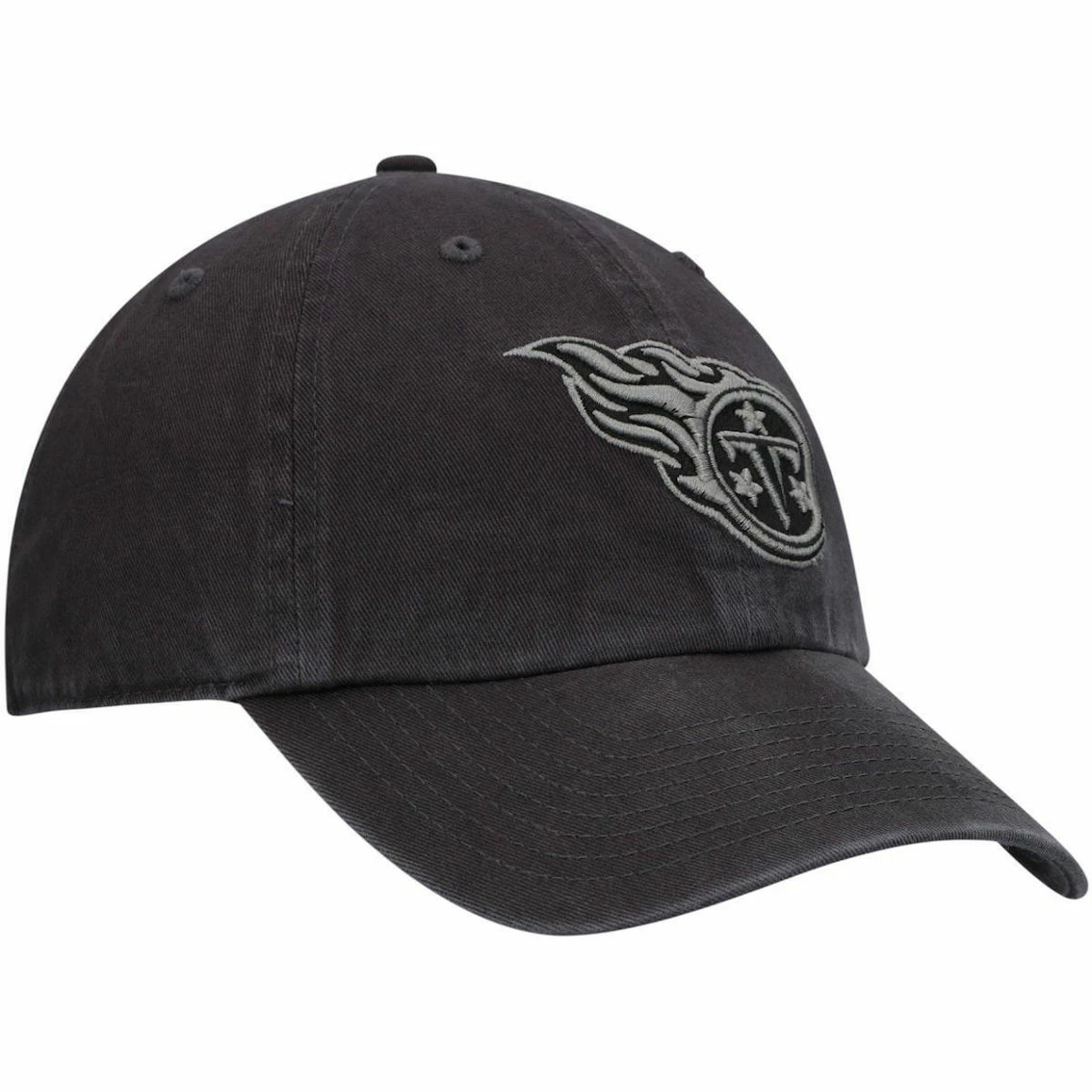 '47 Men's Charcoal Tennessee Titans Clean Up Tonal Adjustable Hat 6 '47 Men's Charcoal Tennessee Titans Clean Up Tonal Adjustable Hat - Image 4