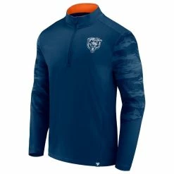 Fanatics Branded Men's Navy Chicago Bears Ringer Quarter-Zip Jacket 8 Fanatics Branded Men's Navy Chicago Bears Ringer Quarter-Zip Jacket -Fanatics DSCO1147016653 1320 ALT2