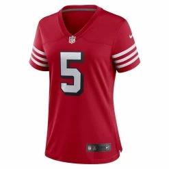 Nike Women's Trey Lance Scarlet San Francisco 49ers Alternate Game Jersey 8 Nike Women's Trey Lance Scarlet San Francisco 49ers Alternate Game Jersey -Fanatics DSCO1147016748 2946 ALT2
