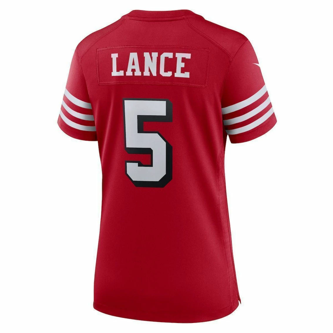 Nike Women's Trey Lance Scarlet San Francisco 49ers Alternate Game Jersey 6 Nike Women's Trey Lance Scarlet San Francisco 49ers Alternate Game Jersey - Image 4