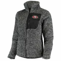 Outerstuff Juniors Black San Francisco 49ers Intercepting Teddy Full-Zip Jacket 8 Outerstuff Juniors Black San Francisco 49ers Intercepting Teddy Full-Zip Jacket -Fanatics DSCO1147016890 1007 ALT2