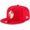 New Era Men's Scarlet San Francisco 49ers Omaha Throwback 59FIFTY Fitted Hat 2 New Era Men's Scarlet San Francisco 49ers Omaha Throwback 59FIFTY Fitted Hat -Fanatics DSCO1147016967 2946