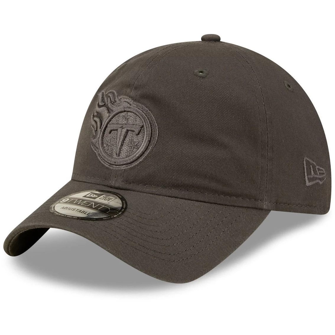 New Era Men's Graphite Tennessee Titans Core Classic 2.0 Tonal 9TWENTY Adjustable Hat 4 New Era Men's Graphite Tennessee Titans Core Classic 2.0 Tonal 9TWENTY Adjustable Hat - Image 2