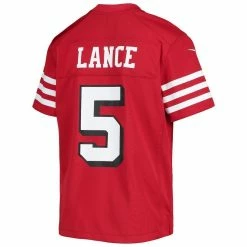 Nike Youth Trey Lance Scarlet San Francisco 49ers Alternate Game Jersey 9 Nike Youth Trey Lance Scarlet San Francisco 49ers Alternate Game Jersey -Fanatics DSCO1147089328 2946 ALT3