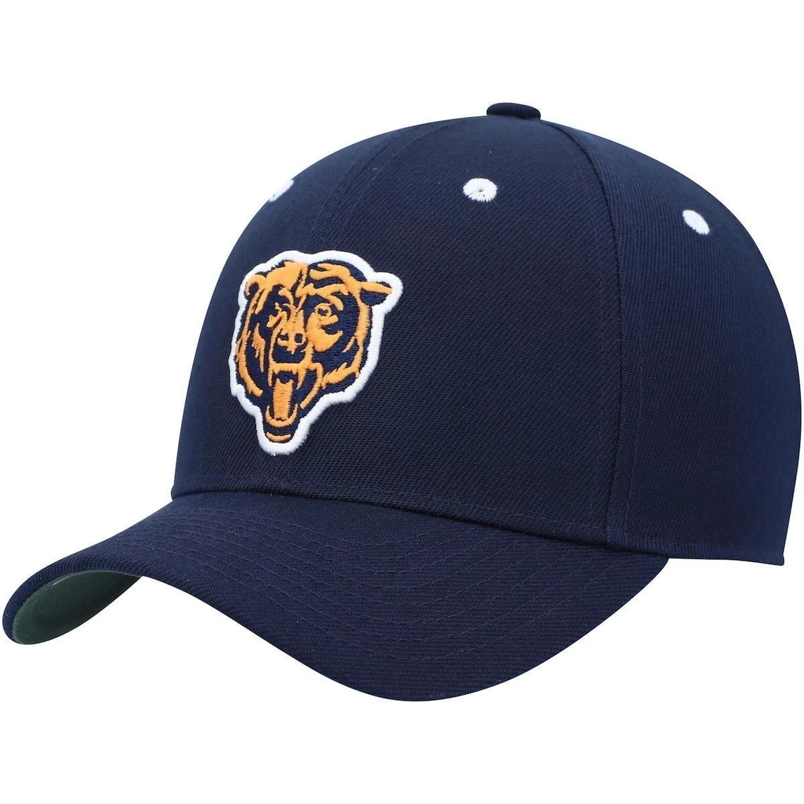 Mitchell & Ness Youth Navy Chicago Bears Throwback Precurve Snapback Hat 4 Mitchell & Ness Youth Navy Chicago Bears Throwback Precurve Snapback Hat - Image 2