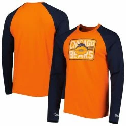 New Era Men's Orange Chicago Bears Throwback Raglan Long Sleeve T-Shirt 7 New Era Men's Orange Chicago Bears Throwback Raglan Long Sleeve T-Shirt -Fanatics DSCO1147216411 2294 ALT1