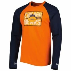 New Era Men's Orange Chicago Bears Throwback Raglan Long Sleeve T-Shirt 8 New Era Men's Orange Chicago Bears Throwback Raglan Long Sleeve T-Shirt -Fanatics DSCO1147216411 2294 ALT2