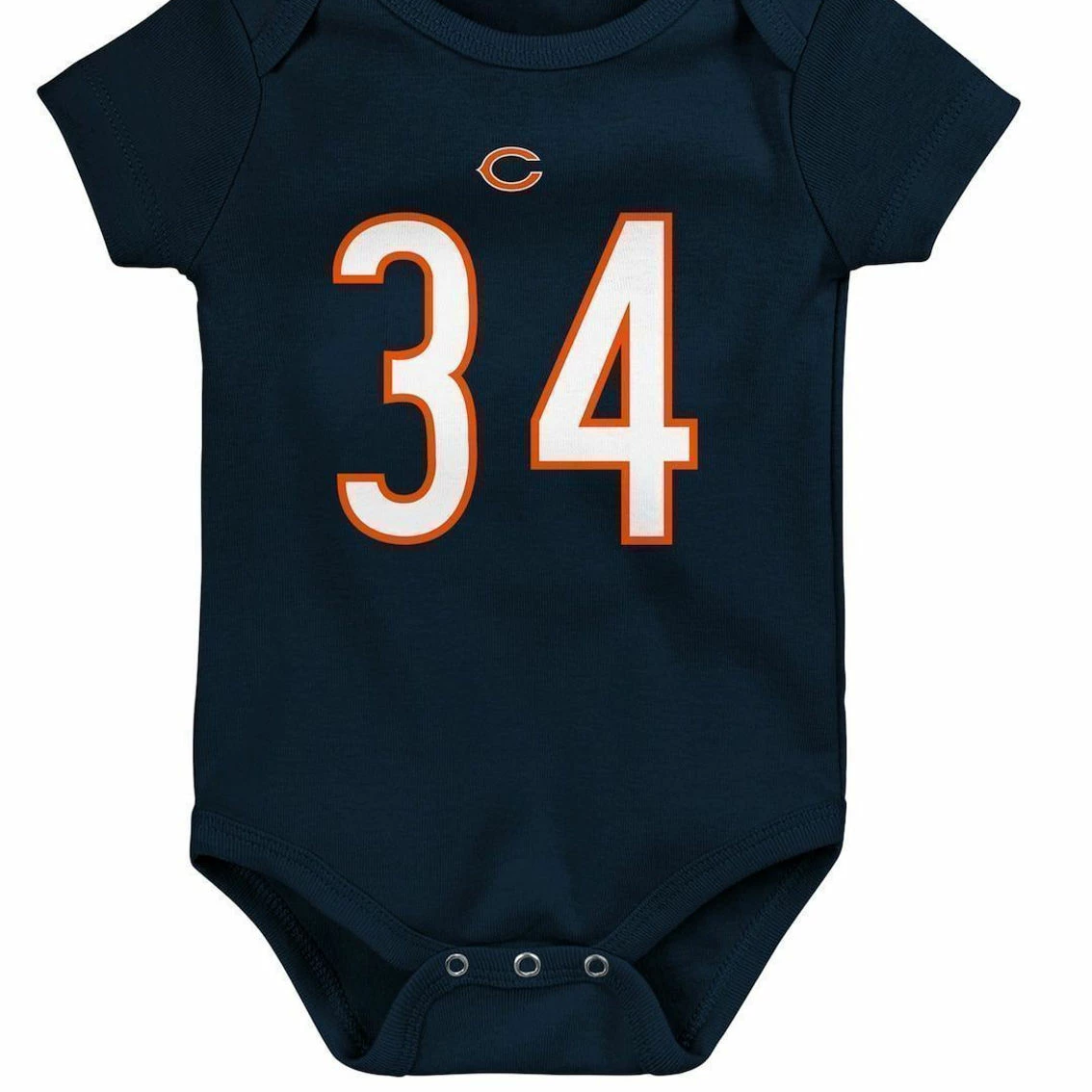 Newborn & Infant Mitchell & Ness Walter Payton Navy Chicago Bears Retro Name & Number Bodysuit 5 Newborn & Infant Mitchell & Ness Walter Payton Navy Chicago Bears Retro Name & Number Bodysuit - Image 3