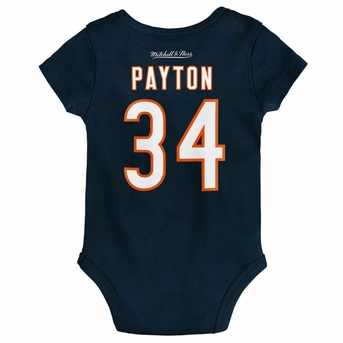 Newborn & Infant Mitchell & Ness Walter Payton Navy Chicago Bears Retro Name & Number Bodysuit 6 Newborn & Infant Mitchell & Ness Walter Payton Navy Chicago Bears Retro Name & Number Bodysuit - Image 4