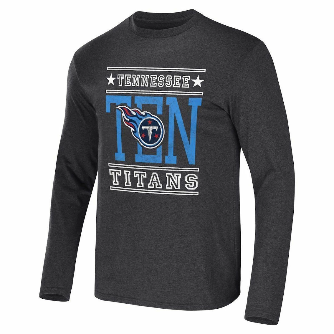 NFL X Darius Rucker Collection By Fanatics Men's Heathered Charcoal Tennessee Titans Long Sleeve T-Shirt 5 NFL X Darius Rucker Collection By Fanatics Men's Heathered Charcoal Tennessee Titans Long Sleeve T-Shirt - Image 3