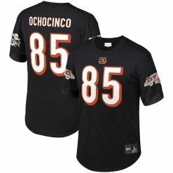 Men's Mitchell & Ness Chad Ochocinco Black Cincinnati Bengals Retired Player Name & Number Mesh Top 7 Men's Mitchell & Ness Chad Ochocinco Black Cincinnati Bengals Retired Player Name & Number Mesh Top -Fanatics DSCO1147246239 1007 ALT1