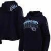 Pro Standard Women's Navy Tennessee Titans Local Patch Pullover Hoodie -Fanatics DSCO1147306582 1320
