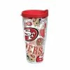Tervis San Francisco 49ers 24oz. All Over Classic Tumbler 1 Tervis San Francisco 49ers 24oz. All Over Classic Tumbler -Fanatics DSCO1147306652 0000