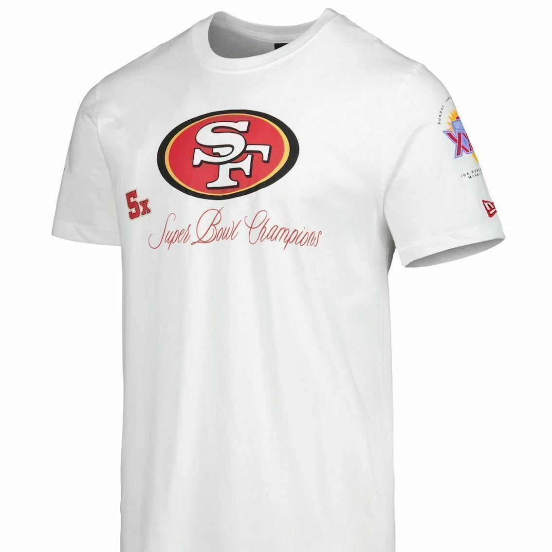 New Era Men's White San Francisco 49ers Historic Champs T-Shirt 5 New Era Men's White San Francisco 49ers Historic Champs T-Shirt - Image 3