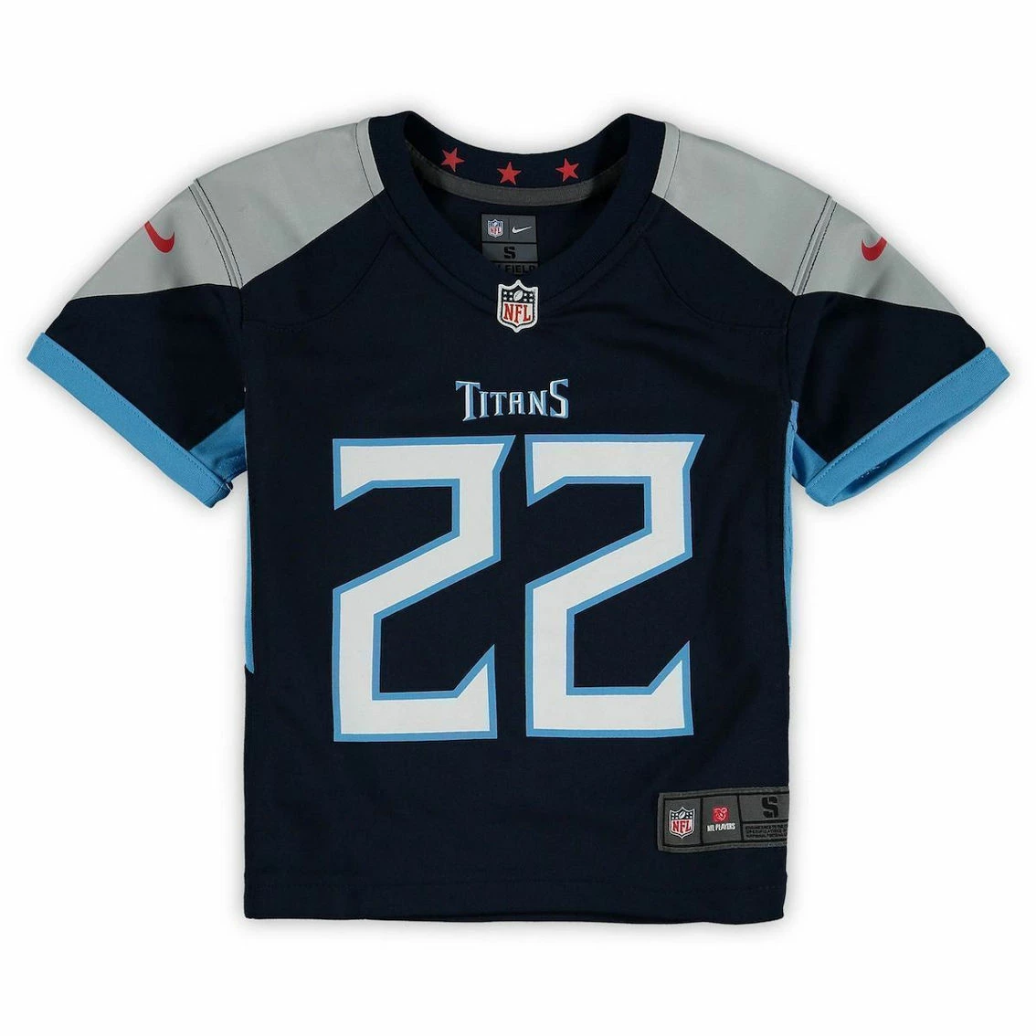 Nike Preschool Derrick Henry Navy Tennessee Titans Game Jersey 5 Nike Preschool Derrick Henry Navy Tennessee Titans Game Jersey - Image 3