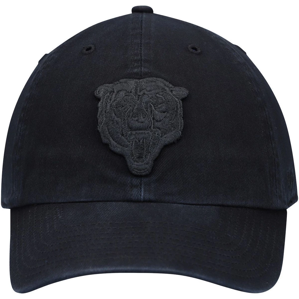 Men's '47 Black Chicago Bears Team Tonal Clean Up Adjustable Hat 5 Men's '47 Black Chicago Bears Team Tonal Clean Up Adjustable Hat - Image 3