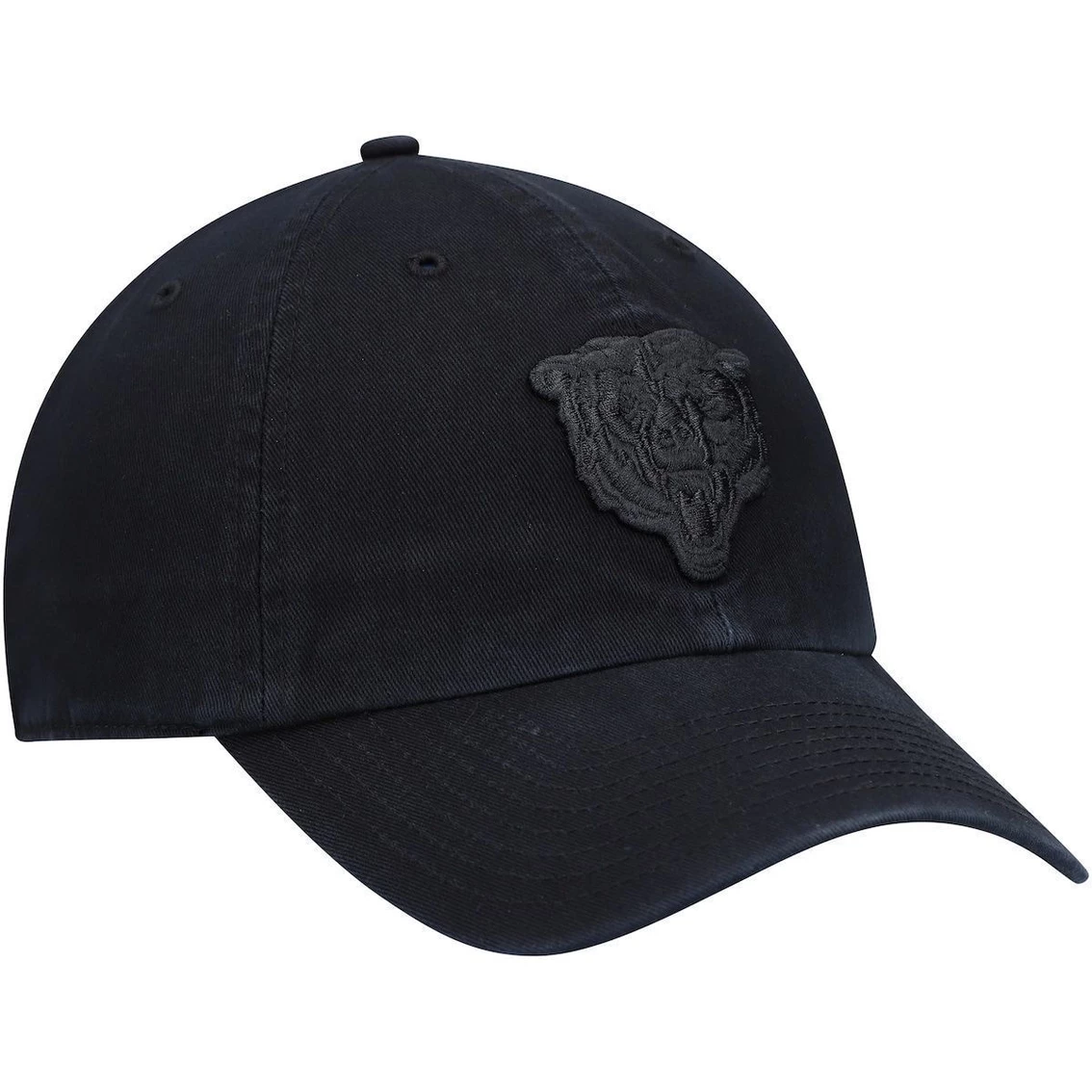 Men's '47 Black Chicago Bears Team Tonal Clean Up Adjustable Hat 6 Men's '47 Black Chicago Bears Team Tonal Clean Up Adjustable Hat - Image 4