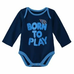 Outerstuff Newborn & Infant Navy/Heathered Gray Tennessee Titans Born To Win Two-Pack Long Sleeve Bodysuit Set -Fanatics DSCO1147306850 1320 ALT3