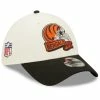 Men's New Era Cream/Black Cincinnati Bengals 2022 Sideline 39THIRTY 2-Tone Flex Hat 1 Men's New Era Cream/Black Cincinnati Bengals 2022 Sideline 39THIRTY 2-Tone Flex Hat -Fanatics DSCO1147330321 6662